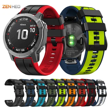 22mm 26mm Silikona Siksna Garmin Fenix 7 7X 6 6X 5 5X Ātri Atbrīvot Watchband par Garmin EPIX Enduro Smart Watch Band