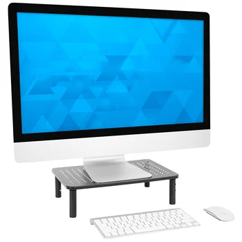 Regulējams Monitors, Stāvvada, Metāla Datora Ekrāna Platforma Stāvēt, 44lbs Jauda