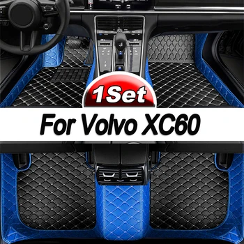 Automašīnas Grīdas Paklāji Volvo XC60 2018 2019 2020 2021 2022 Pasūtījuma Auto Pēdu Spilventiņi Auto Paklāju Segumu Interjera Aksesuāri